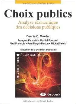 Couverture : Choix publics: Analyse économique des décisions publiques