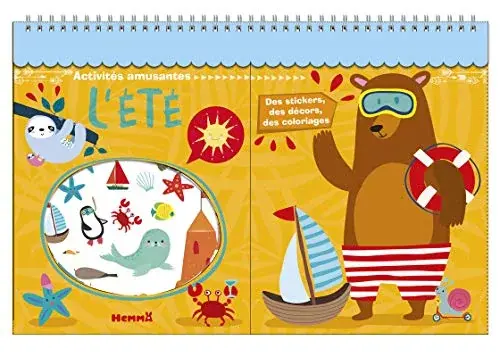 Couverture : Activités amusantes- L'Été
