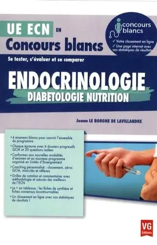 Couverture : Endocrinologie diabétologie nutrition