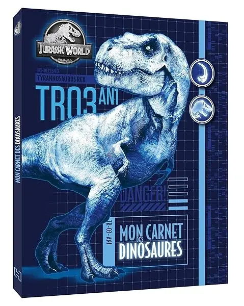 Couverture : Jurassic World: Mon carnet des dinosaures