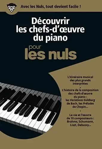 Couverture : Découvrir les chefs-d'oeuvre du piano pour les Nuls coffret