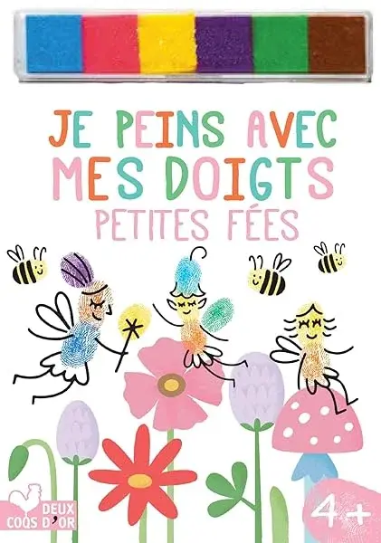 Couverture : Je peins avec mes doigts: petites fées