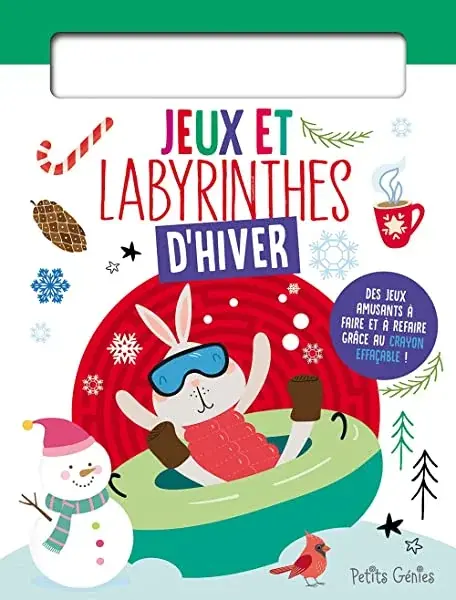 Couverture : Jeux et labyrinthes d'hiver