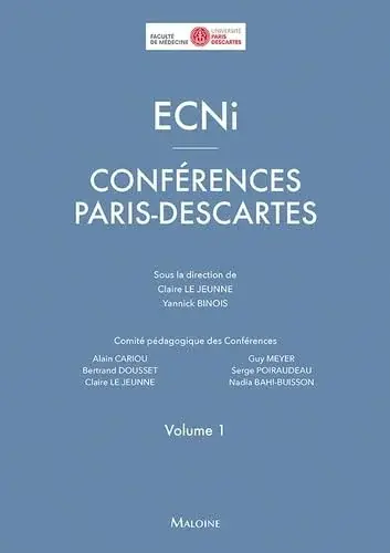 Couverture : ECNI: conférences paris Descartes vol. 1