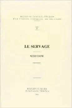 Couverture : Le servage
