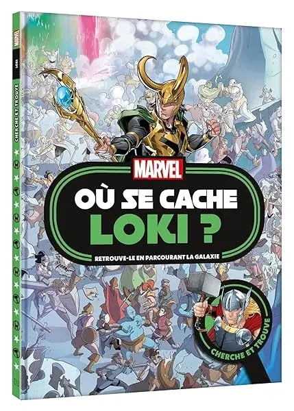 Couverture : MARVEL: Où se cache Loki ?: Cherche et trouve