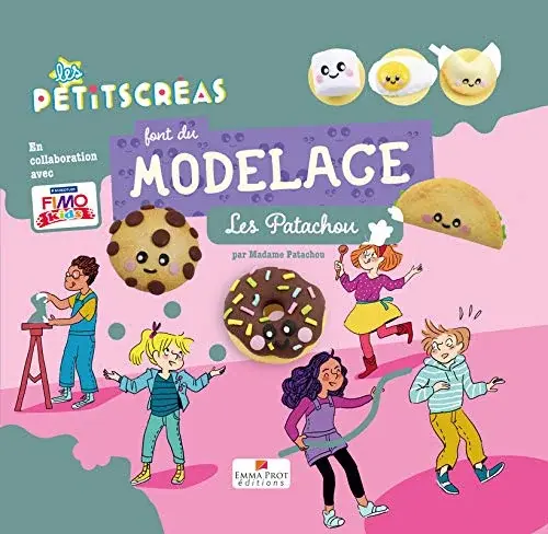 Couverture : Les Petitscréas font du modelage: Les Patachou