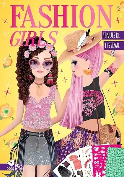 Couverture : Styliste tenues de festivals: pochette avec accessoires