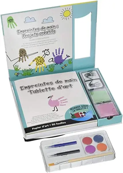 Couverture : Empreintes de main : projets créatifs
