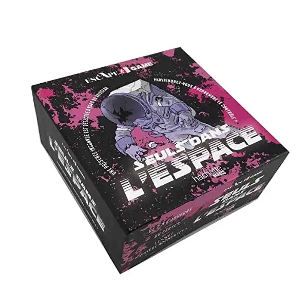 Couverture : Boîte Escape Game: Seuls dans l'espace: Une présence inconnue est détectée à bord du vaisseau, parviendrez-vous à reprendre le contrôle ?