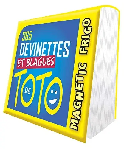 Couverture : Magnetic frigo 365 devinettes et blagues de Toto 2021