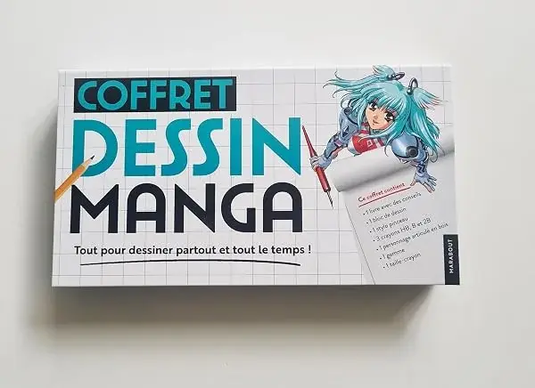Couverture : Coffret dessin Manga