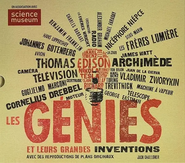 Couverture : Les génies et leurs grandes inventions