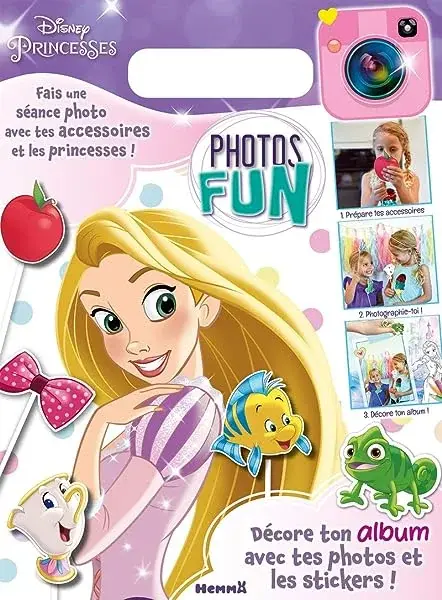 Couverture : Disney Princesses: Photos Fun: Loisirs créatifs: Dès 5 ans