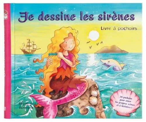 Couverture : Je dessine les sirènes