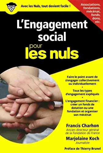 Couverture : L'Engagement social pour les Nuls, poche