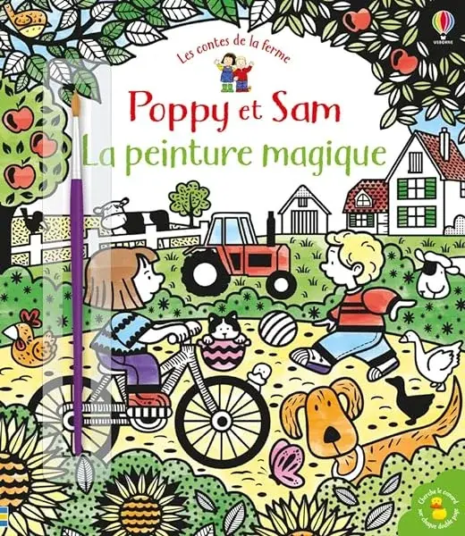 Couverture : Poppy Sam: La peinture magique: Les contes de la femre
