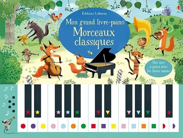 Couverture : Mon grand livre-piano Morceaux classiques