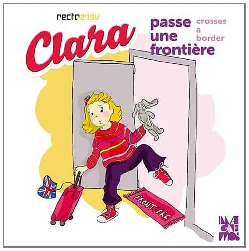 Couverture : CLARA PASSE UNE FRONTIERE (FR-ANG)