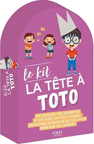 Couverture : Le kit La Tête à Toto: des petits livres pleins de blagues pour devenir le roi de la récré !