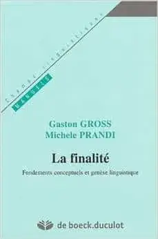 Couverture : La finalité: Fondements conceptuels et genèse linguistique