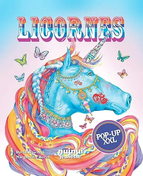 Couverture : Licornes pop up XXL