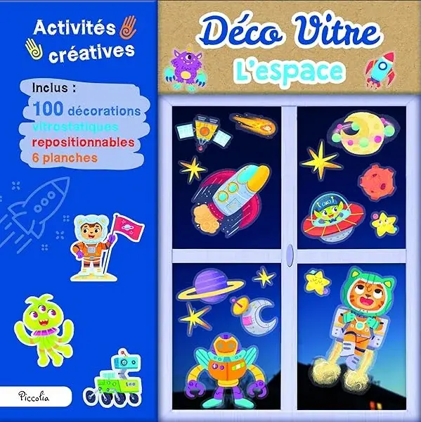 Couverture : L'espace: Déco vitre