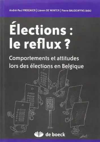 Couverture : Élections : le reflux ?: Comportements et attitudes lors des élections législatives de 2003 en Belgique (2007)