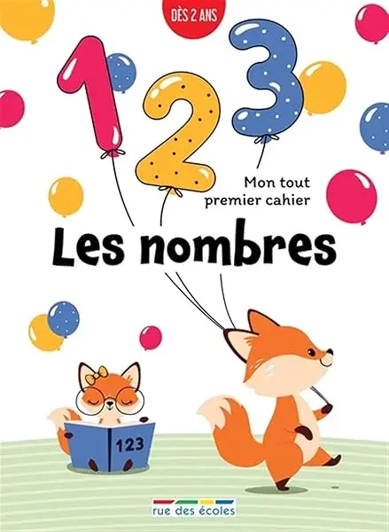 Couverture : Mon tout premier cahier : Les nombres