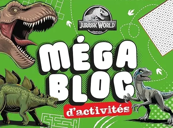 Couverture : Jurassic: Méga bloc d'activités: Méga bloc