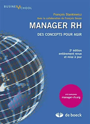 Couverture : Manager RH: Des concepts pour agir