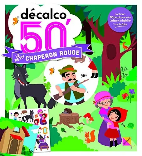 Couverture : CERF VOLANT Le Petit Chaperon Rouge: Décalco 50