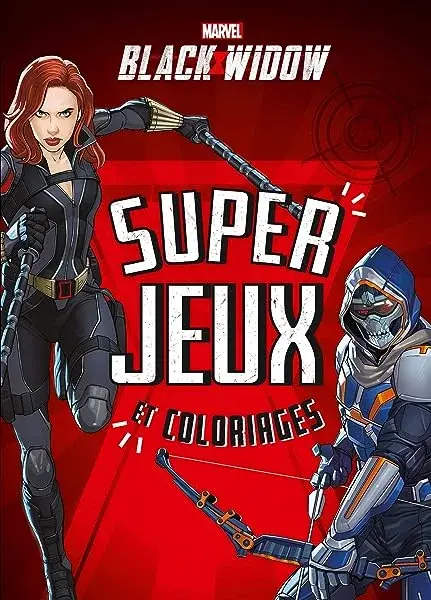 Couverture : MARVEL: BLACK WIDOW: Super jeux et coloriages