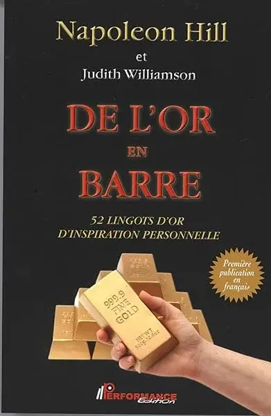 Couverture : De l'or en barre: 52 lingots d'or d'inspiration personnelle