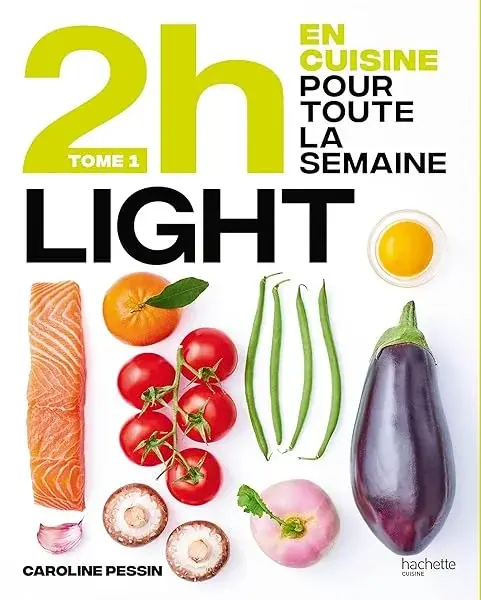 Couverture : En 2 heures je cuisine light pour toute la semaine