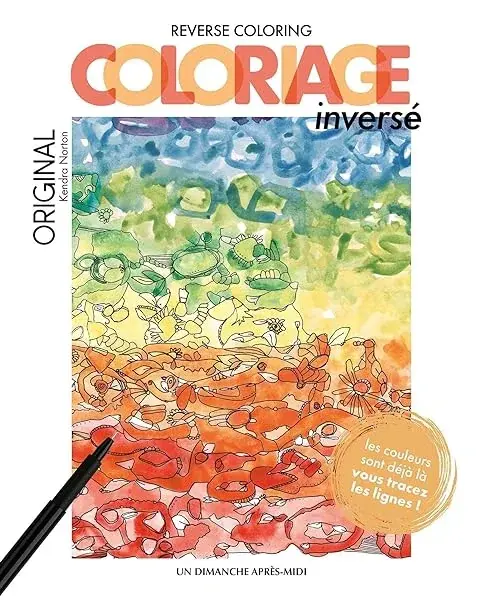 Couverture : Coloriage inversé: Original: Reverse coloring