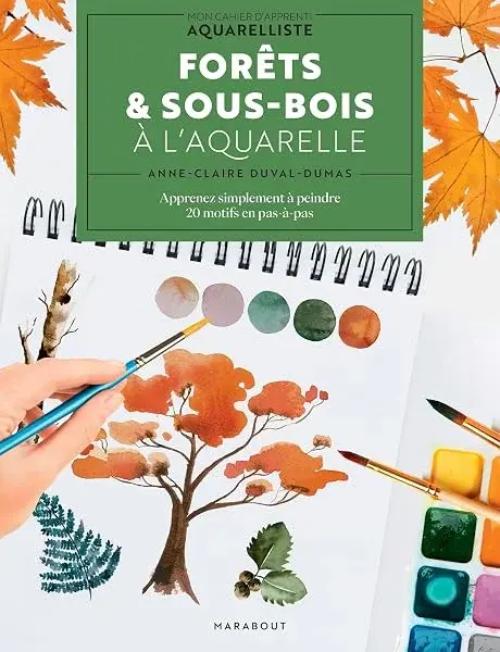 Couverture : Forêts et sous-bois à l'aquarelle