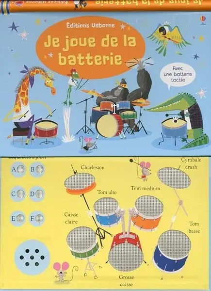Couverture : Je joue de la batterie
