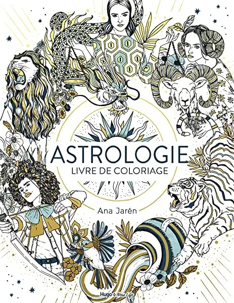 Couverture : Astrologie: Coloriages