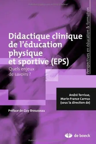 Couverture : Didactique clinique de l'éducation physique et sportive (EPS): Quels enjeux de savoirs ?