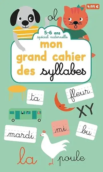 Couverture : Mon grand cahier des syllabes: Volume 1