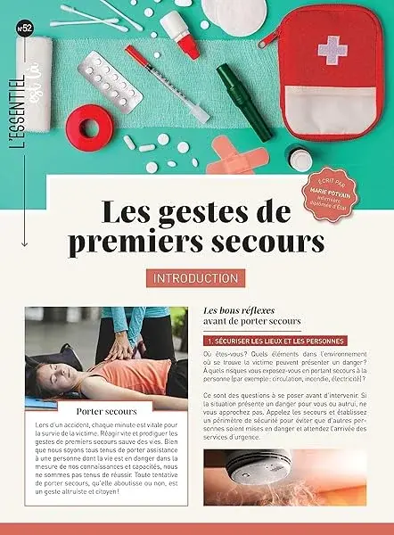 Couverture : Les gestes de premiers secours