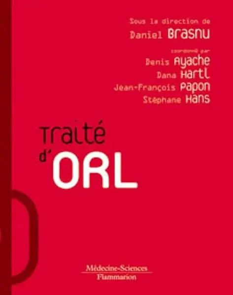 Couverture : Traité d'ORL