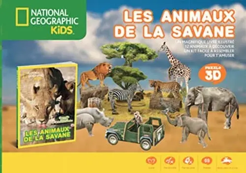 Couverture : Les animaux de la savane