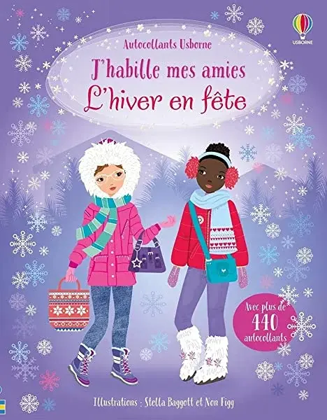 Couverture : L'hiver en fête: J'habille mes amies