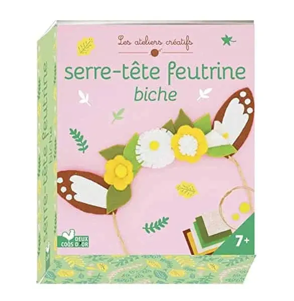 Couverture : Serre-tête feutrine biche: mini coffret avec accessoires