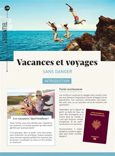 Couverture : Vacances et voyages sans danger