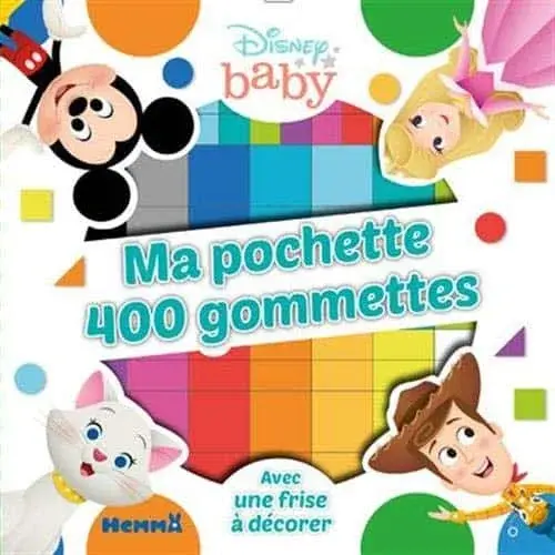 Couverture : Disney Baby: Ma pochette 400 gommettes: Pochette de gommettes: Dès 4 ans