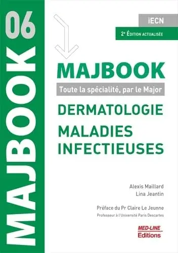 Couverture : Dermatologie, maladies infectieuses: Toute la spécialité, par le Major