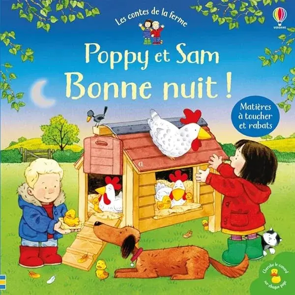 Couverture : Poppy et Sam: Bonne nuit !: Les contes de la ferme